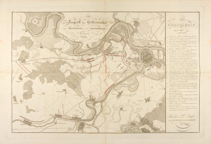 Karten und Pläne zu der Geschichte des Feldzuges vom Jahre 1799 in Deutschland und in der Schweiz.