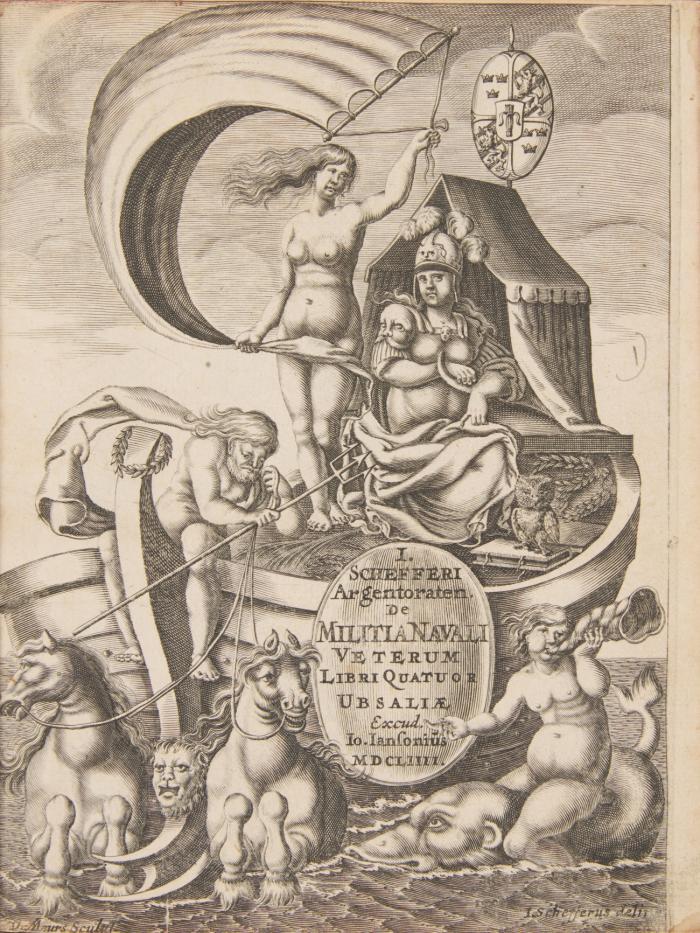 De militia navali veterum libri quatuor ad historiam Graecam Latinamque utiles. 4 Tle. in 1 Bd.