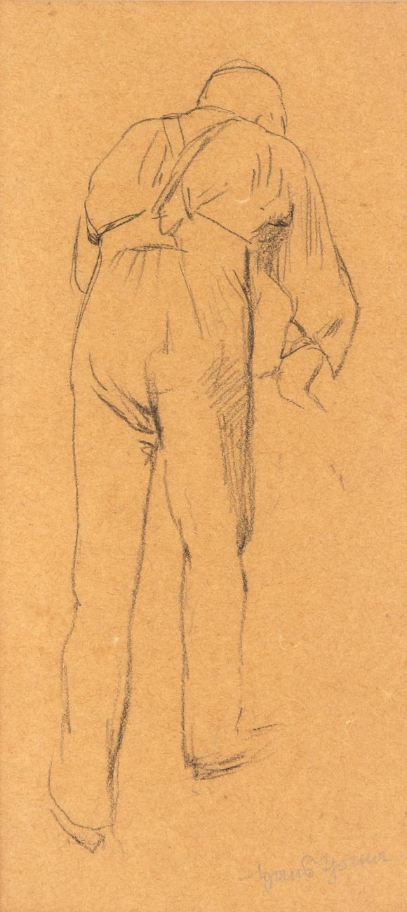 Ohne Titel (Mann in Rückenansicht).