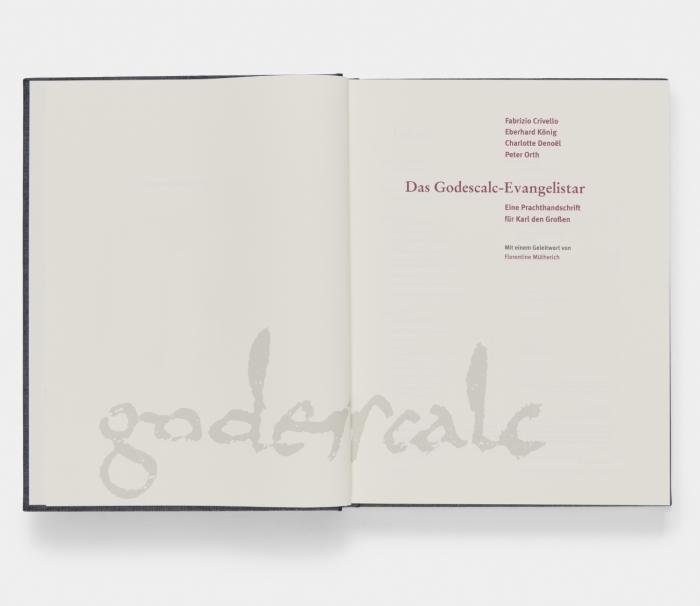 Das Godescalc-Evangelistar. Eine Prachthandschrift für Karl den Großen. Ms. Nouv. Acq. lat. 1203 der Bibliothèque National de France, Paris. Faksimile und Kommentar in 2 Bden.