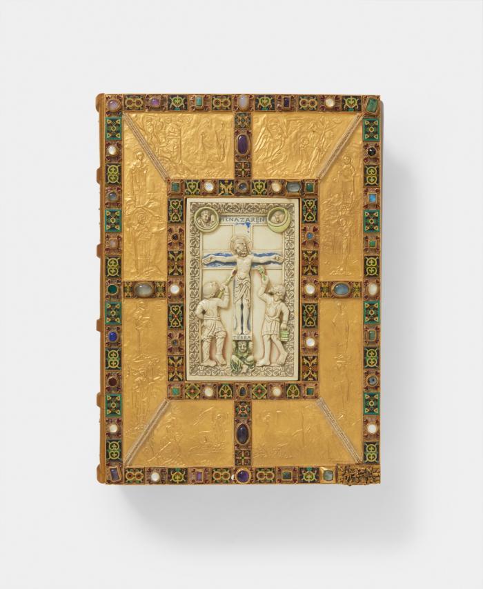 Das Goldene Evangelienbuch von Echternach. Codex Aureus Epternacensis Hs 156142 aus dem Germanischen Nationalmuseum Nürnberg. Faksimile, Kommentar und Musterheft. 3 Bde.