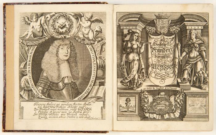 Hochfürstlicher Brandenburgischer Ulysses: Oder Verlauf der Länder Reise , welche der ... Herr Christian Ernst, Marggraf zu Brandenburg ... durch Teutschland, Frankreich, Italien und die Niderlande, auch nach den spanischen Frontieren ... verrichtet.