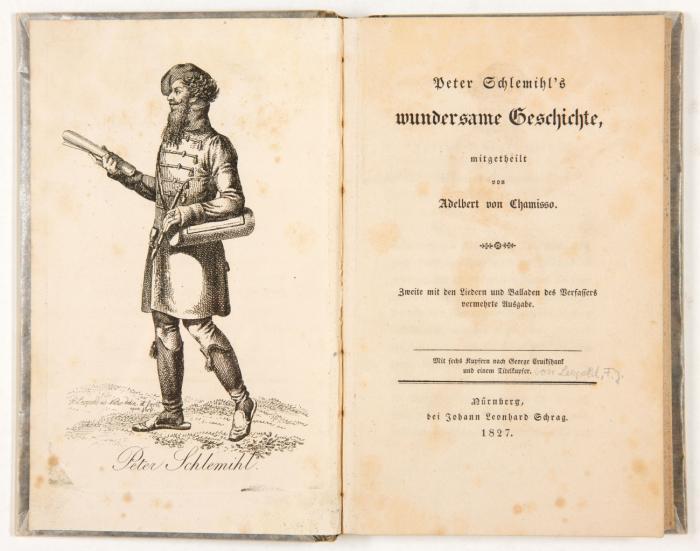 Peter Schlemihl's wundersame Geschichte. Zweite mit den Liedern und Balladen des Verfassers vermehrte Ausgabe.