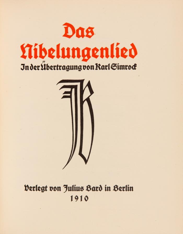 Das Nibelungenlied. Das Gudrunlied. 2 Bände.