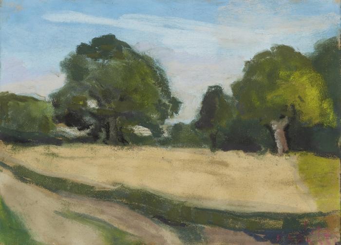 LANDSCHAFT MIT KORNFELD