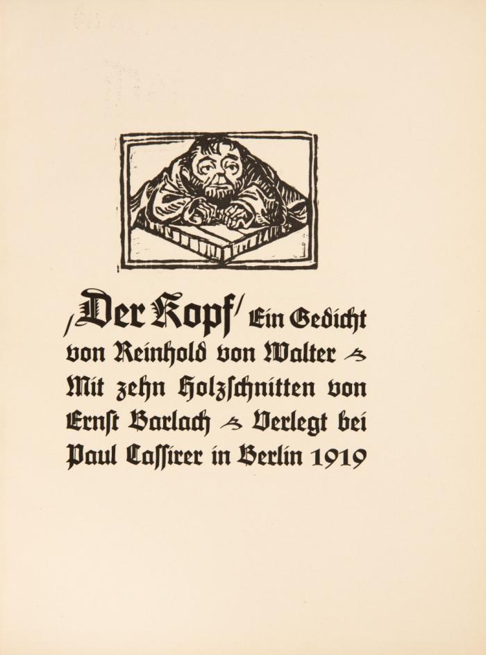 Der Kopf. Ein Gedicht.