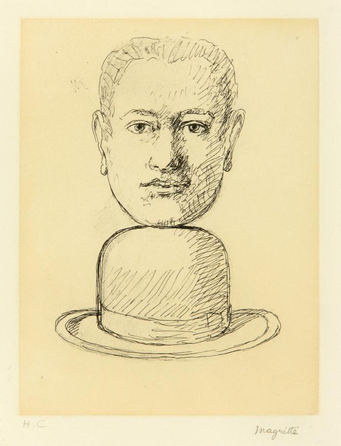 HOMME AU CHAPEAU MELON