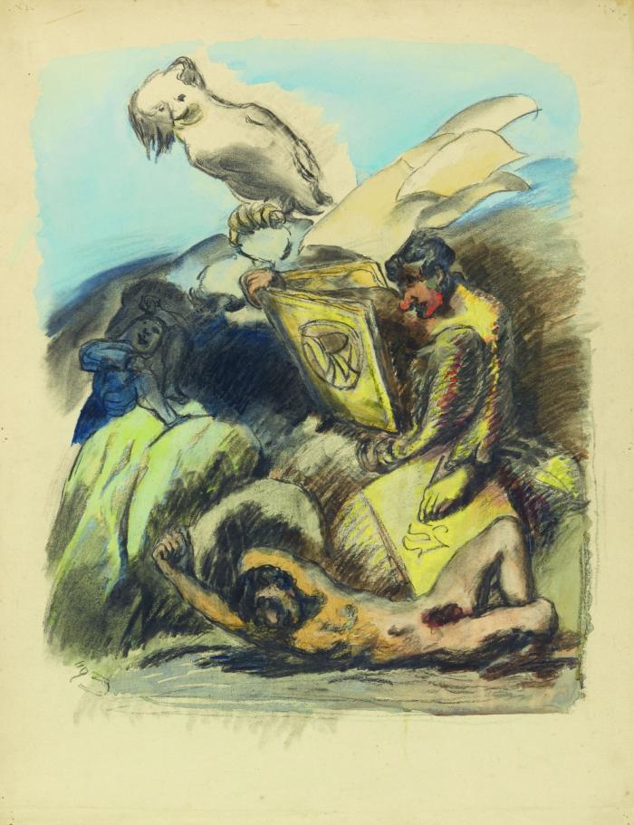 APOKALYPTISCHE KOMPOSITION (VERSO: INSEKTENSZENE)