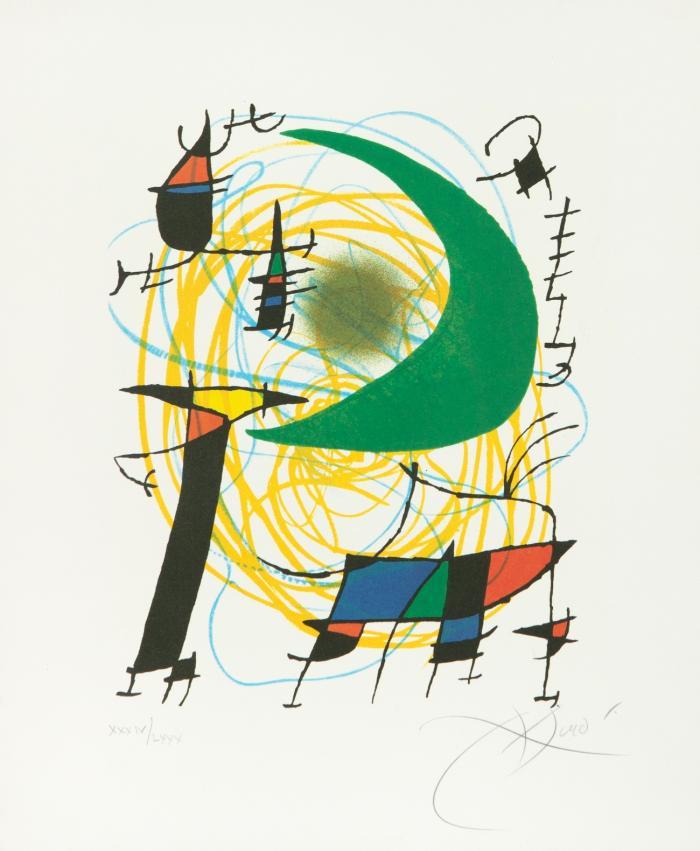 OHNE TITEL (AUS: MIRÓ LITHOGRAPHS I)