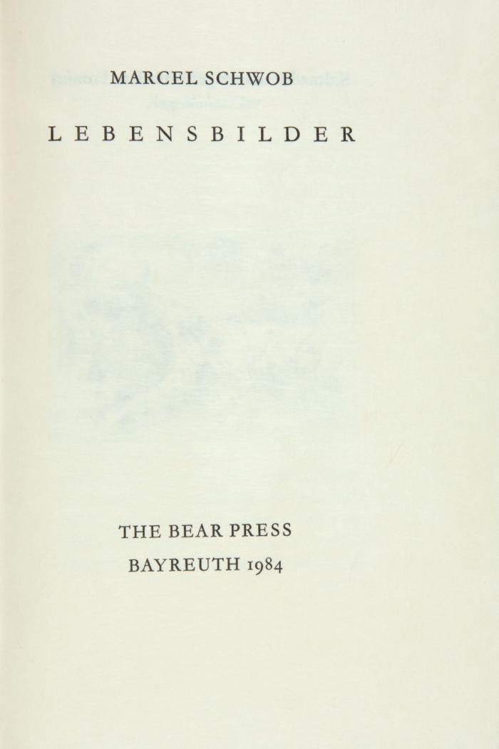 Lebensbilder.