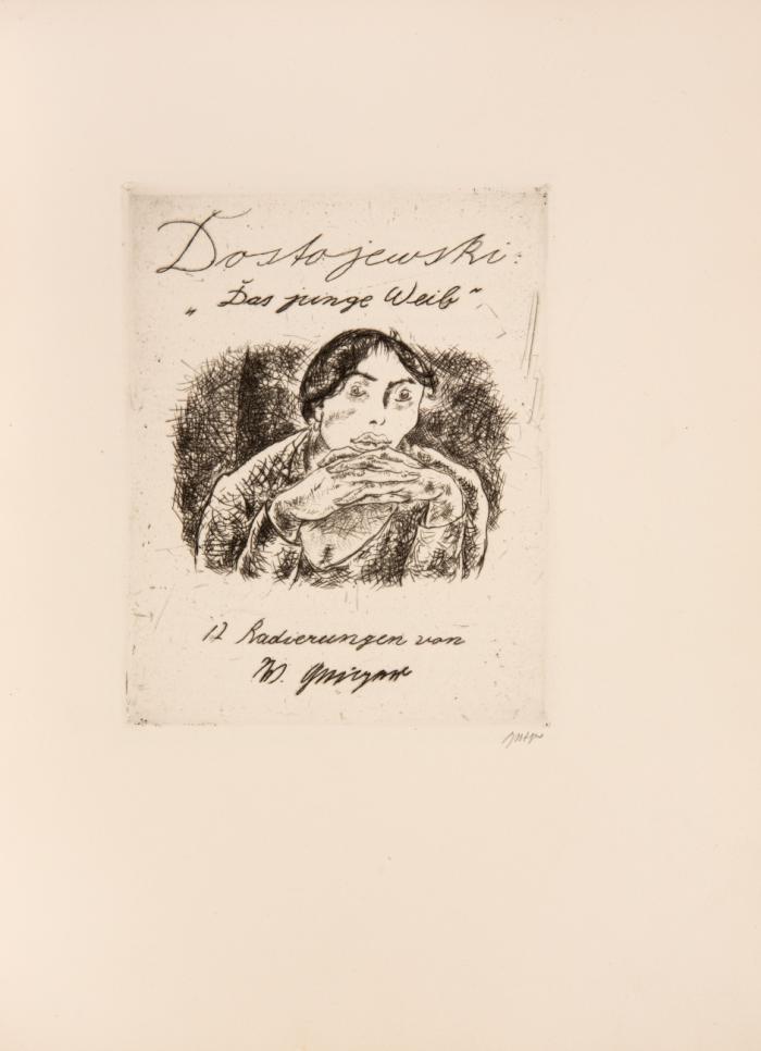 Das junge Weib. Eine Novelle. Übersetz. von H. Röhl.