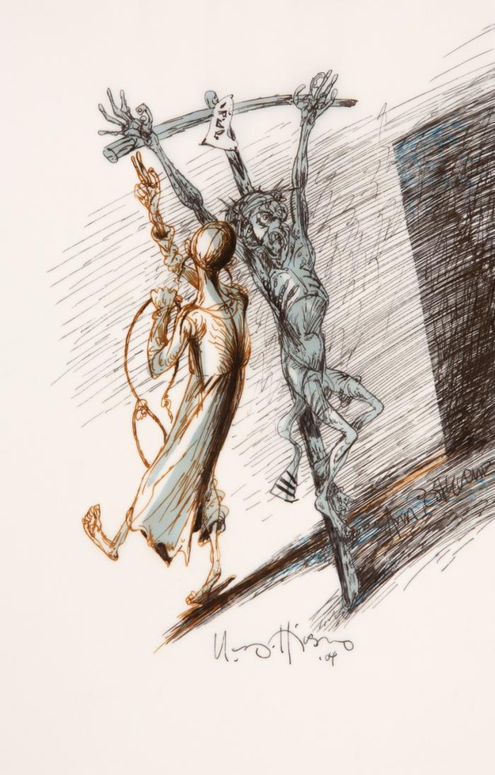 Ich ein Jud. Verteidigungsrede des Judas Ischarioth. Buchgestaltung von Gert Wunderlich.