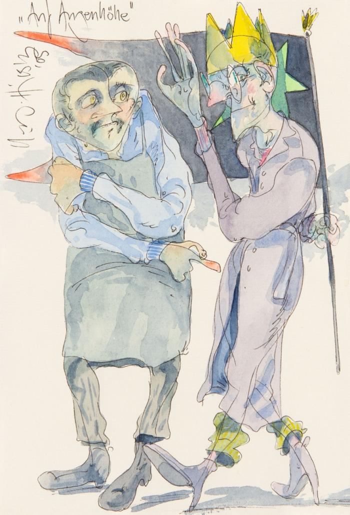 Karl-Georg Hirsch: Grandville. 54 Acrylstiche und eine Farbzeichnung.