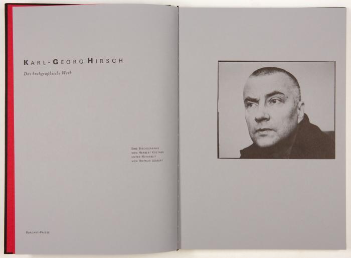 Karl-Georg Hisch. Das buchgraphische Werk. 2 Bde. (1963-1995 /1996-2007).