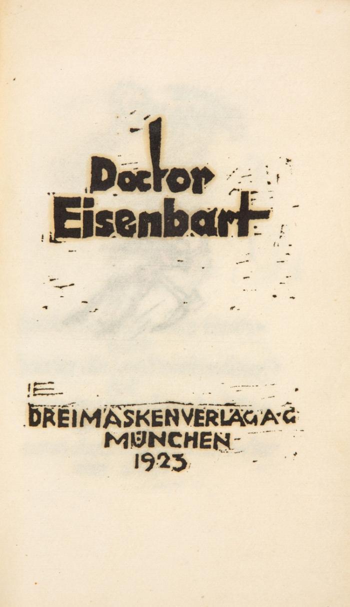 Doctor Eisenbart.