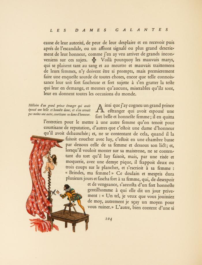 Sur les vies des dames galantes de son temps. 3 Bde.