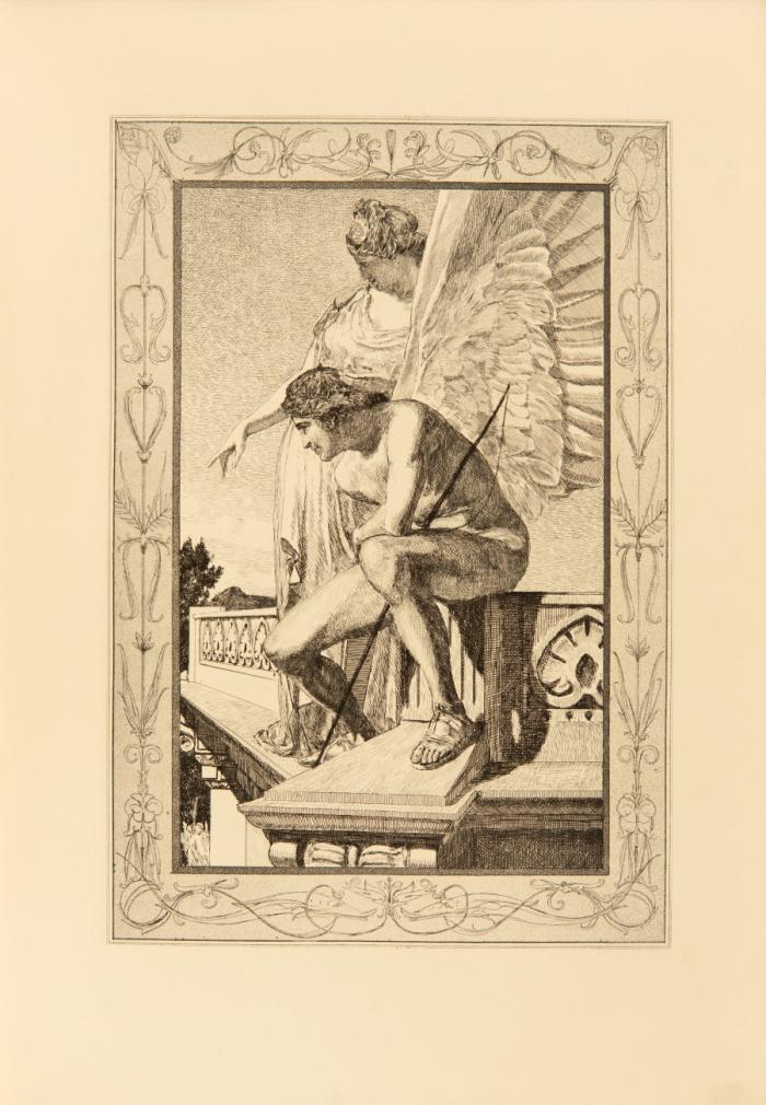 Amor und Psyche. Ein Märchen. Aus dem Lateinischen von Reinhold Jachmann. Illustriert in 46 Original-Radierungen und ornamentiert von Max Klinger. E.-F. Opus 5.