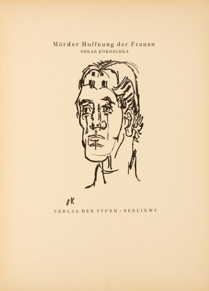 Oskar Kokoschka: Mörder Hoffnung der Frauen.