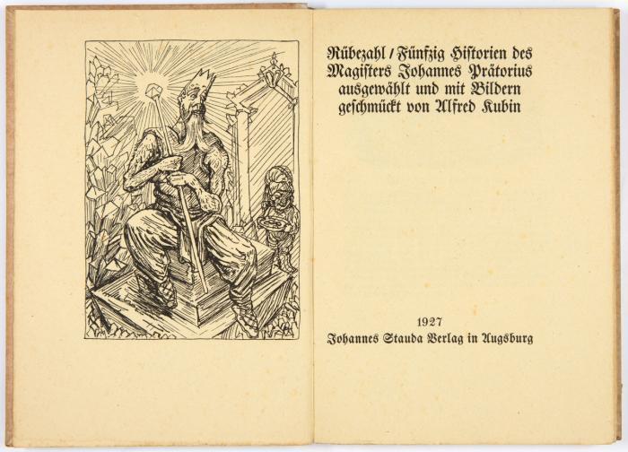 5 Bücher mit Originalgraphiken von Alfred Kubin.
