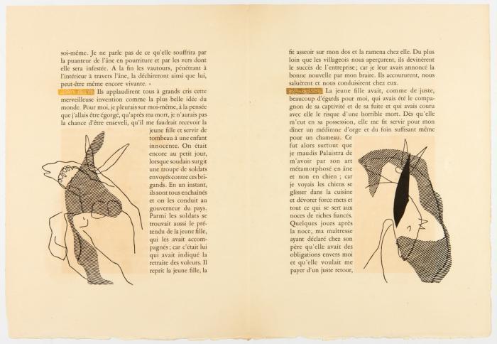 Loukios ou L'Ane. Bois originaux de Henri Laurens.