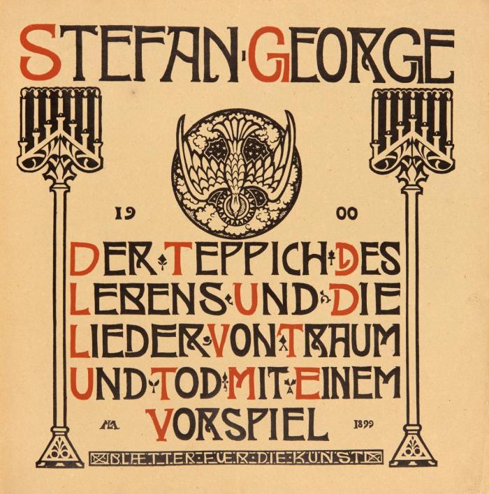 Der Teppich des Lebens und die Lieder vom Traum und Tod mit einem Vorspiel.
