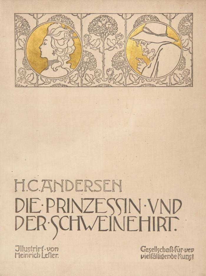 Die Prinzessin und der Schweinehirt. Illustriert von Heinrich Lefler.
