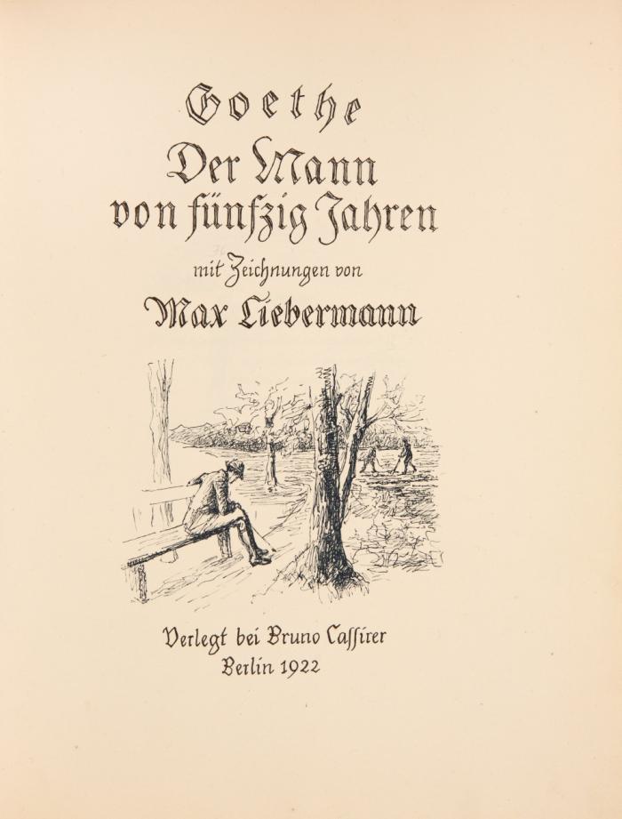Der Mann von fünfzig Jahren.