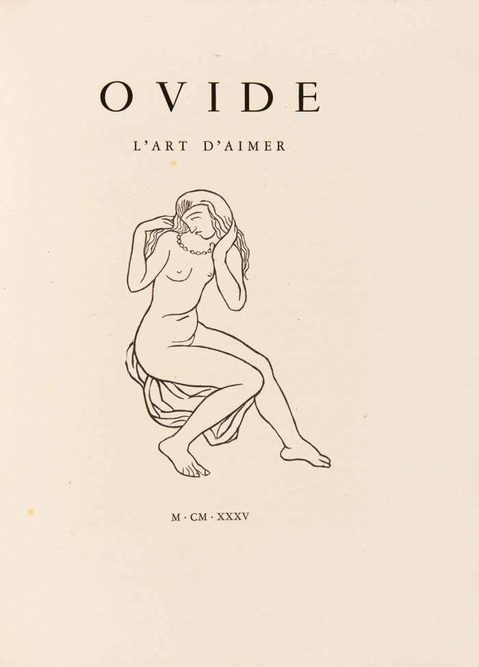 L'art d'aimer. Trad. Henri Bornecque.