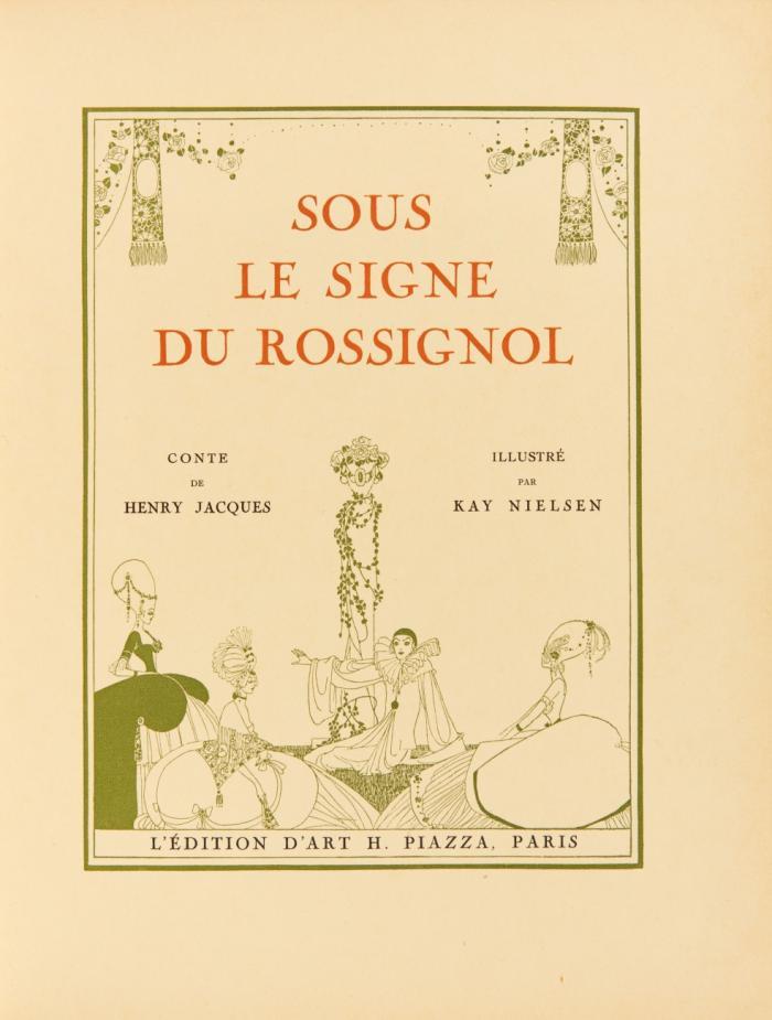 Sous le signe du Rossignol. Conte.