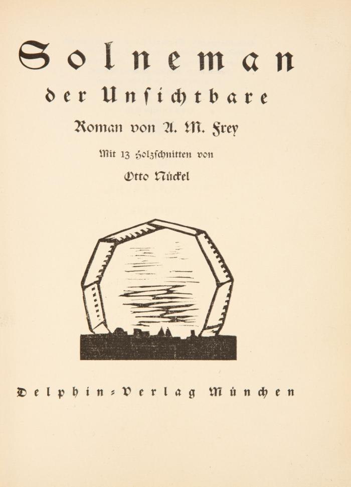 Solneman der Unsichtbare.