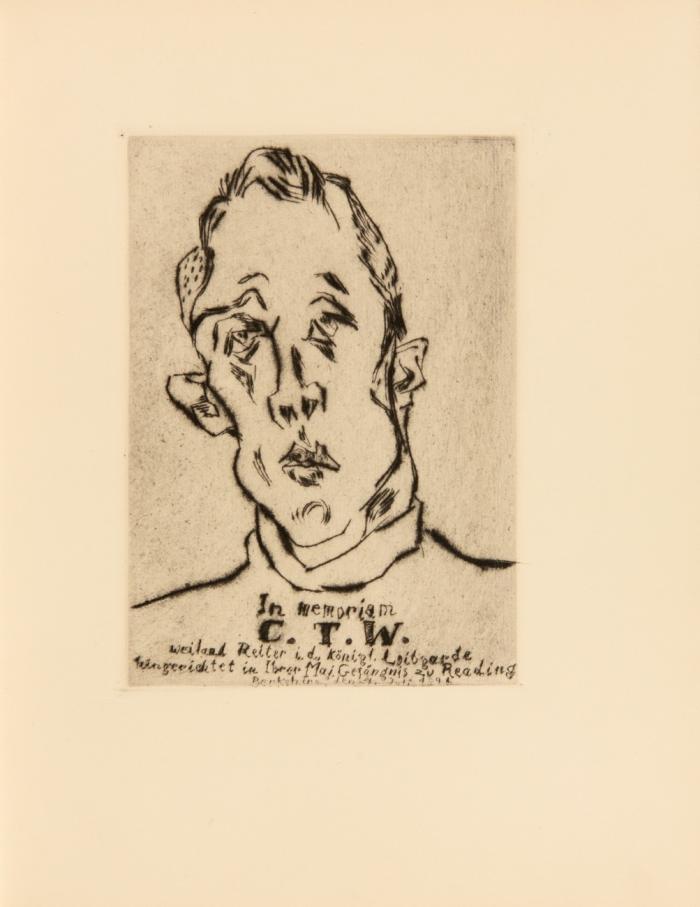 Ballade des Zuchthauses zu Reading. Deutsche Nachdichtung von A. Holitscher.