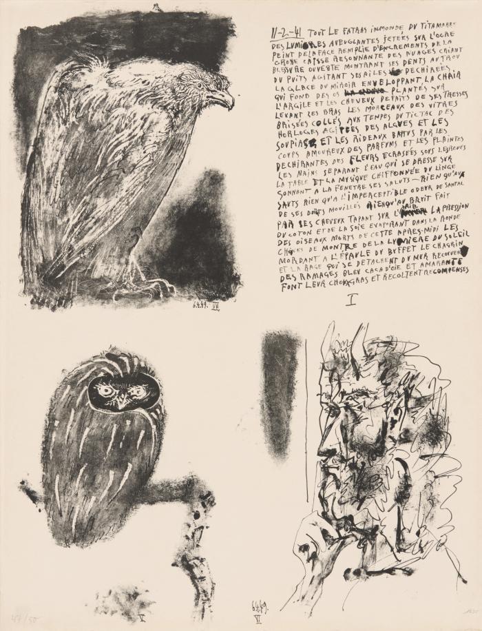 [Poèmes et lithographies.]