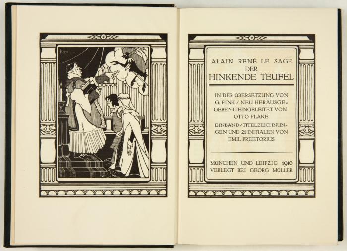 Der hinkende Teufel. In der Übersetzung von G. Fink. Neu hrsg. u. eingeleitet von Otto Flake.