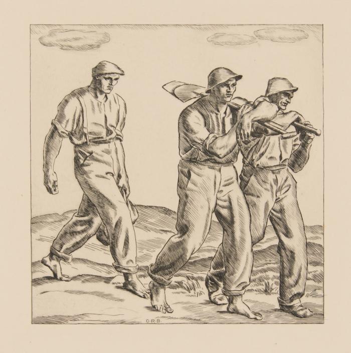 Otto Richard Bossert: Land. Eine Folge von acht Stichen.