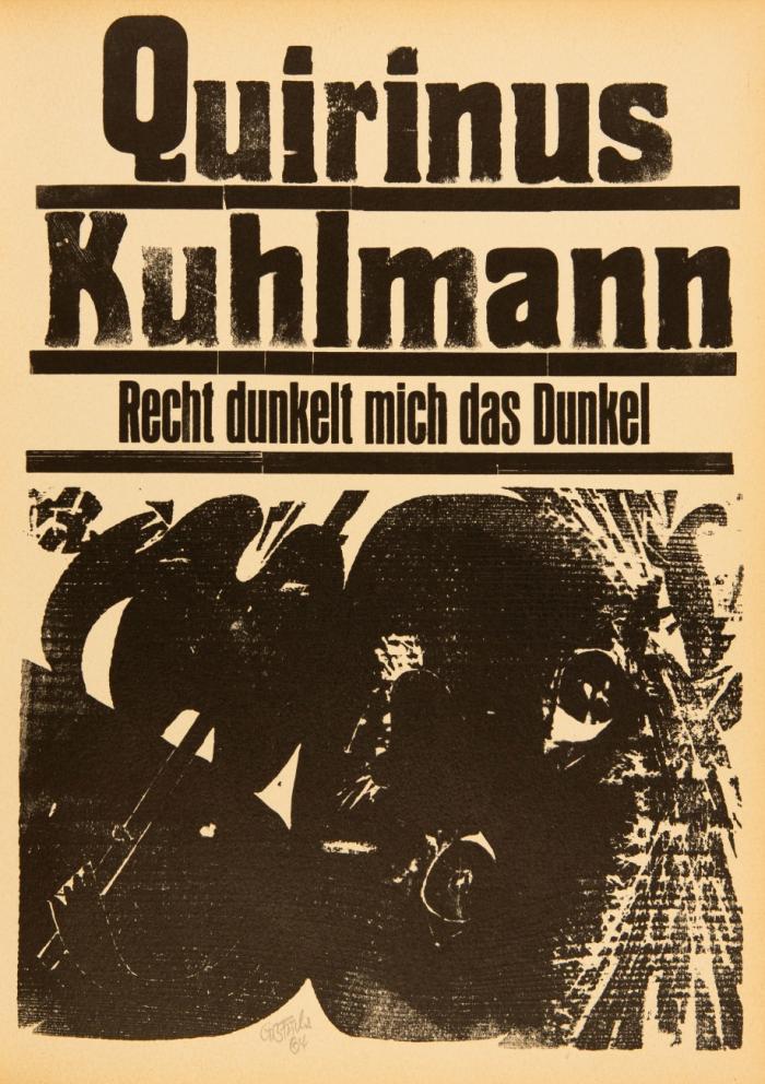 Recht dunkelt mich das Dunkel.