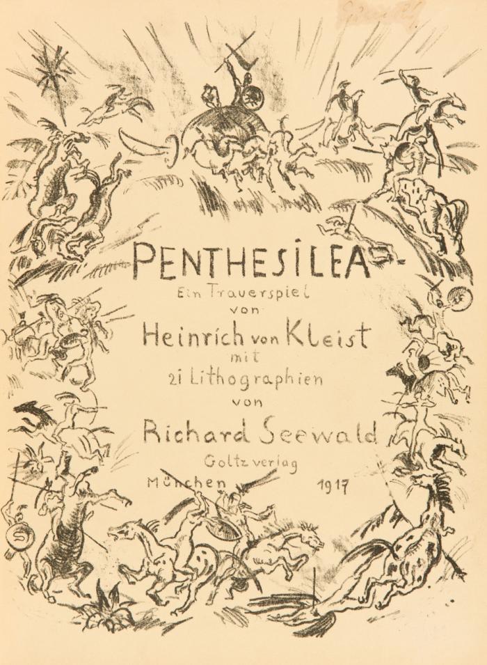 Penthesilea. EIn Tauerspiel.