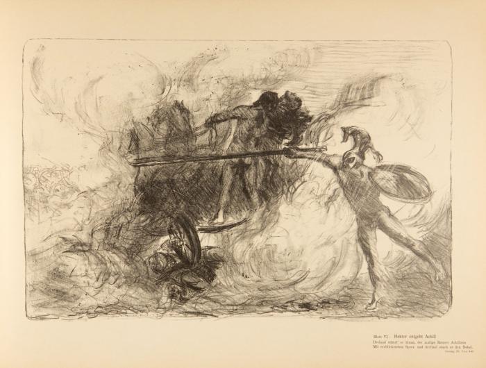 Achill. 15 Lithographien zur Ilias.