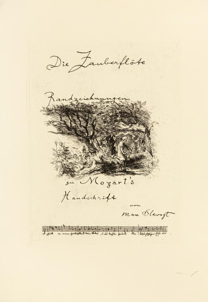 Aquarelle zu Mozarts Zauberflöte. Einführung von Fritz Wichert.