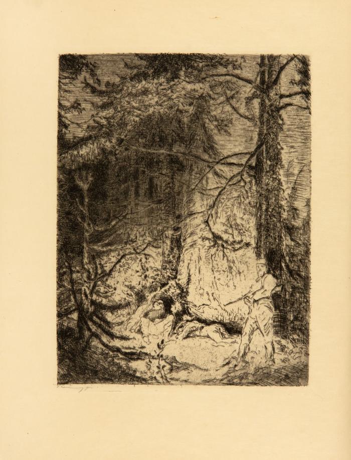 Der Waldläufer.