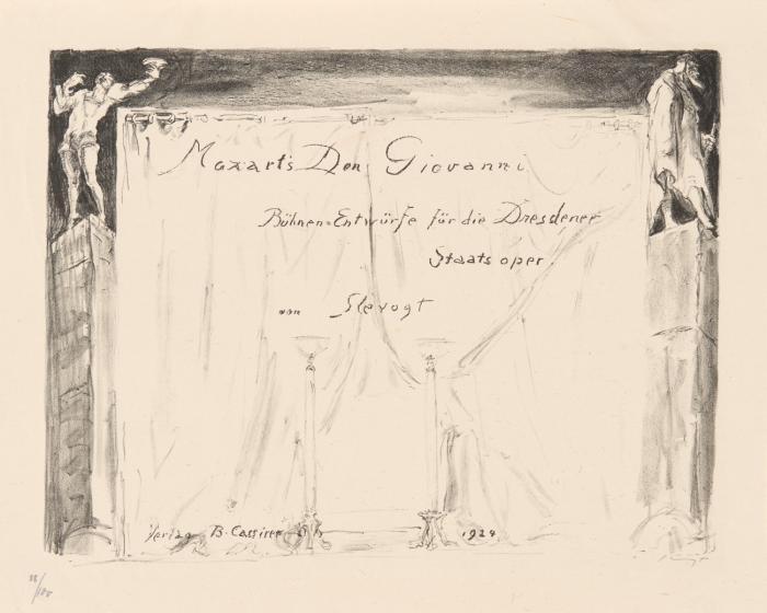Mozart's Don Giovanni. Bühnen-Entwürfe für die Dresdener Staatsoper.