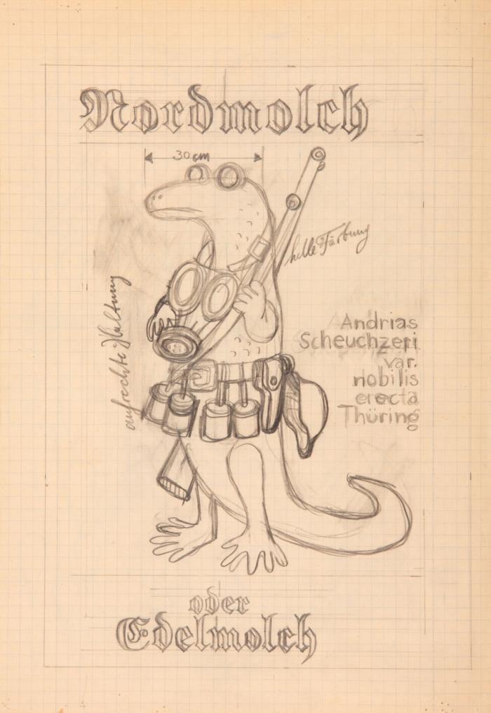Ein Skizzenbuch zu Illustrationsprojekten.