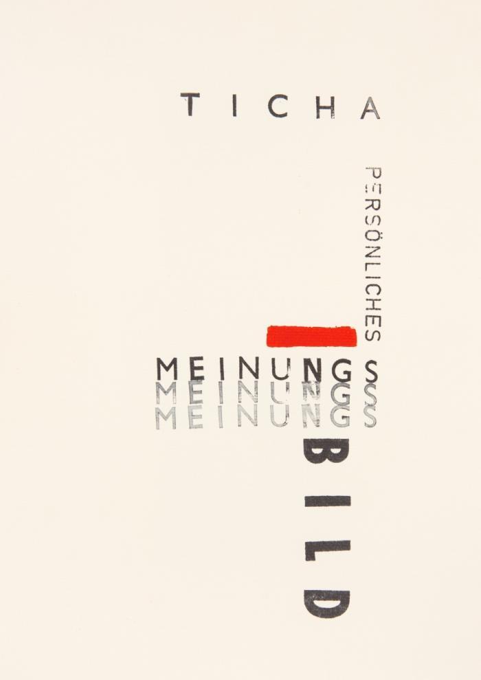 Hans Ticha: Persönliches Meinungsbild.