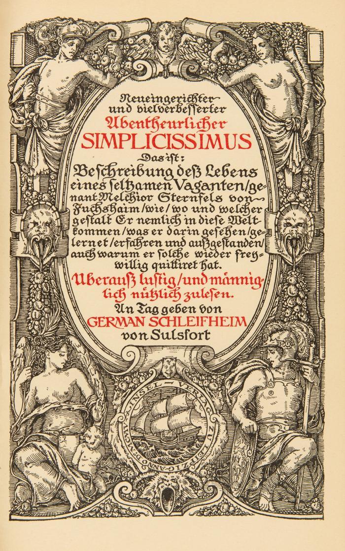 Simplicianische Schriften. 2 Bände