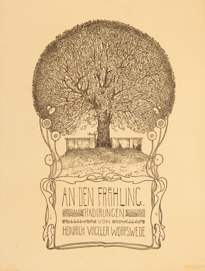 Heinrich Vogeler: An den Frühling. Radierungen.