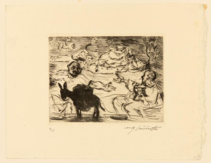 Lovis Corinth: Das Gastmahl des Trimalchio. Mit einer Einleitung von Karl Schwarz.