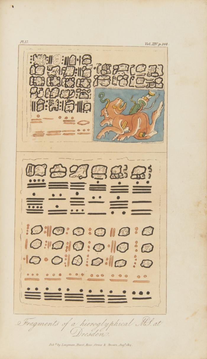 Researches, concerning the institiutions & monuments of the Ancient Inhabitants of America, with Descriptions & Views of some of the most Striking Scenes in Cordilleras! ... Translated into English by Helen Maria Williams. 2 Bde.