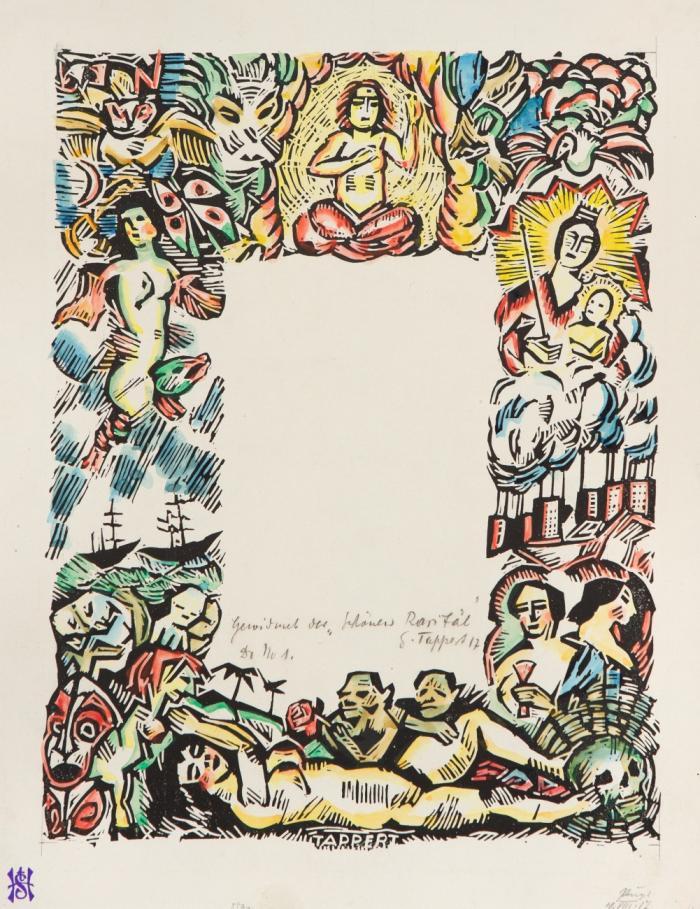 UMRAHMUNG ZUR ANKÜNDIGUNG DER ZEITSCHRIFT >DIE SCHÖNE RARITÄT<