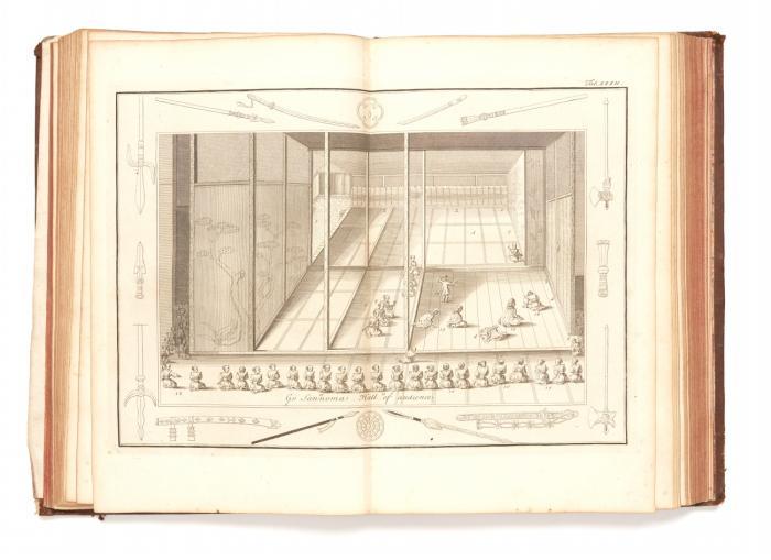 Histoire naturelle, civile, et ecclesiastique de l'empire du Japon: Composée en Allemand & traduite en François sur la version Angloise de Jean-Gaspar Scheuchzer, ... Ouvrage enrichi de quantité de Figures dessinées d'après le naturel par l'Auteur même. 2 Bde.