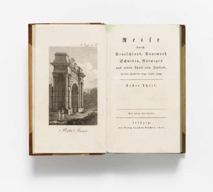 Reise durch Deutschland, Dänemark, Schweden, Norwegen und einen Theil von Italien, in den Jahren 1797, 1798, 1799. 4 Bände.