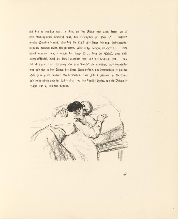 54 Steindrucke zu kleinen Schriften von Heinrich von Kleist.